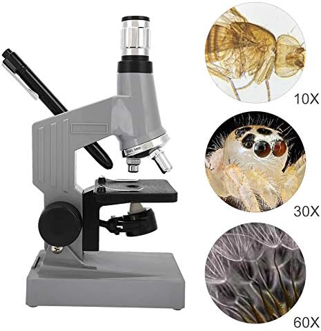 Комплект Микроскопи Surebuy, Оптичен Стъклен Обектив Биологичен Микроскоп, за Деца