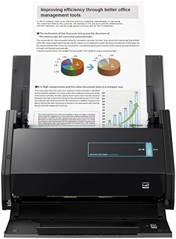 Настолен цветен двухшпиндельный скенер Fujitsu ScanSnap iX500 за Mac и PC (обновена)