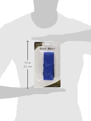 Престижен Медицински Найлонов колан за носене на походката с Пластмасова катарама, Royal, 3,75 Грама