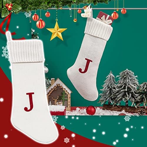 Коледна Украса, Възли Вълнени Чорапи, Окачване, Голяма чанта за подаръци, Чорапи, Бижута за Трикотажни Чорапи, Чанти за Подаръци,