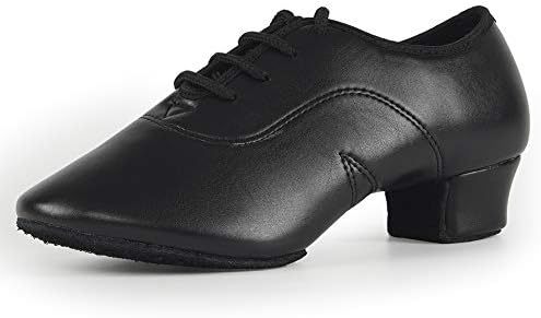 Професионални обувки за латино танци на дантела-за момчета и мъже TINRYMX, обувки за балната зала танго и Салса.
