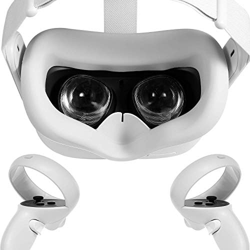 Силиконов калъф Topcovos VR за Oculus Quest 2 Eye Protect Cover, който предпазва очите от Потта, Херметично, Защита От Течове