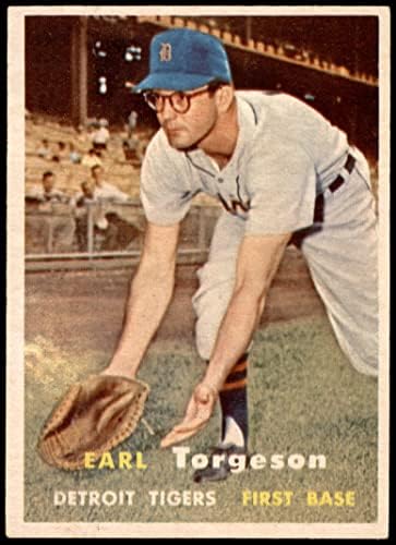 1957 Topps # 357 Ърл Торгесон Детройт Тайгърс (Бейзболна картичка), БИВШ Тайгърс