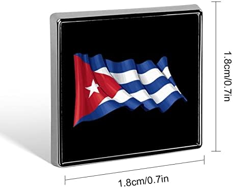 Карфици-Копчета с Флага на Куба за Раницата, Квадратни Игли за Икони, Сладки Игли-Брошки за Вечерни Бижута