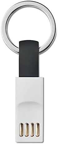 Кабел BoxWave, който е Съвместим с Infinix Hot 11 Play - Зарядно устройство за ключодържател Micro USB, Ключодържател Micro