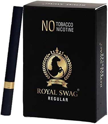 Обичайната аюрведическая цигара ROYAL SWAG с билки (10 щеки) Отказ от тютюнопушенето - Помага за отказване на