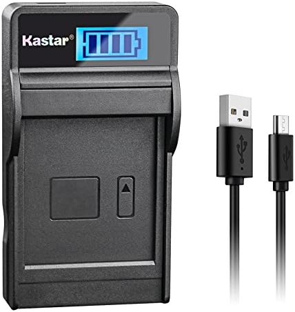 Kastar Тънък LCD дисплей Зарядно Заместител на Panasonic CGA-DU14 и NV-GS40 GS44 GS47 GS50 GS55 GS57 GS58, PV-GS150