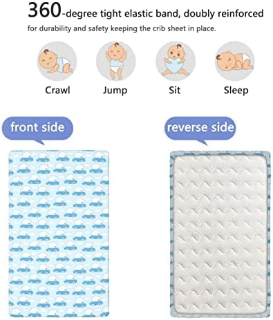 Кухненски Кърпи за бебешко креватче, Портативни мини-Чаршафи за легла с Меки и Дишащи Кърпи-Чаршаф за матрак
