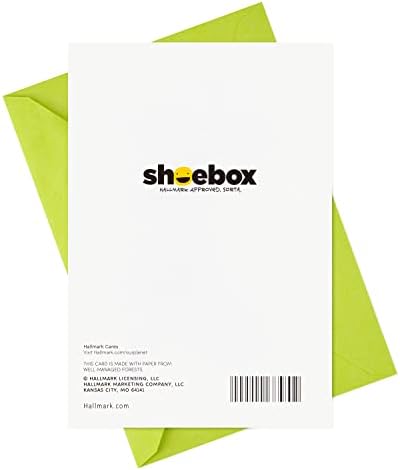 Маркова картон от кутии за обувки със смешно благодарственной карта (punch)