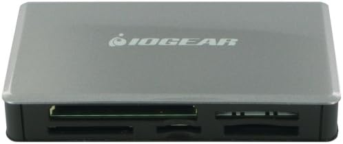 Устройство за четене/запис на флаш карти с памет IOGEAR 56-в-1 USB 2.0 Карманное, GFR281, черен /червен / син