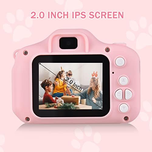 XIXIAN Мини Мультяшная Детска Цифрова камера 1080P Цифрова Видеокамера за деца с двоен Обектив 2,0-Инчов IPS Екран