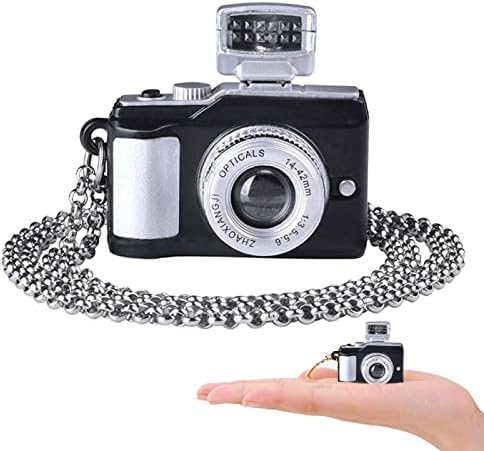 LOKOO Camera Necklace - Реколта Колиета за Фотографи, Окачване за фотоапарати, Креативната Led Светещо Място, Бижута Подарък за Любителите на Фотографията