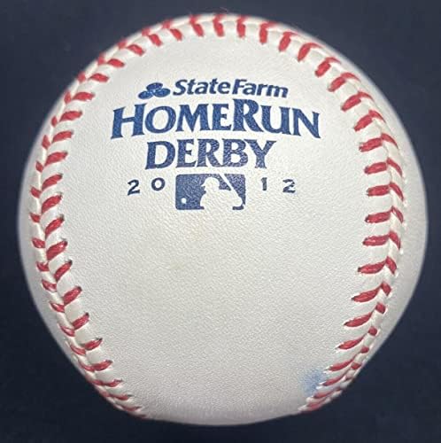 Използван играта Марка Trumbo 2012 Хоумран Дерби на Изчакване MLB Бейзбол Голоигра Използвани Бейзболни Топки