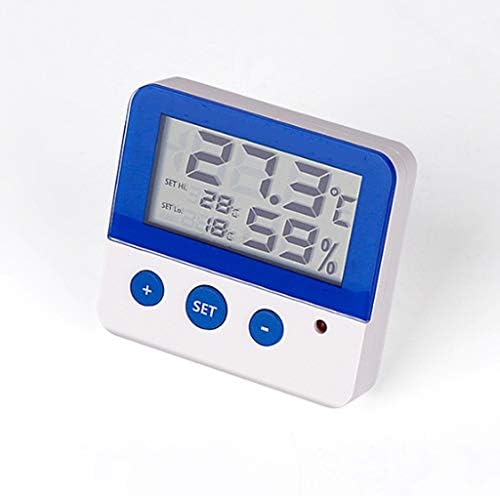 Електронен Термометър с Орехи Орех, Битова Точност Дисплей за измерване на температура и влажност, Стенен Термометър