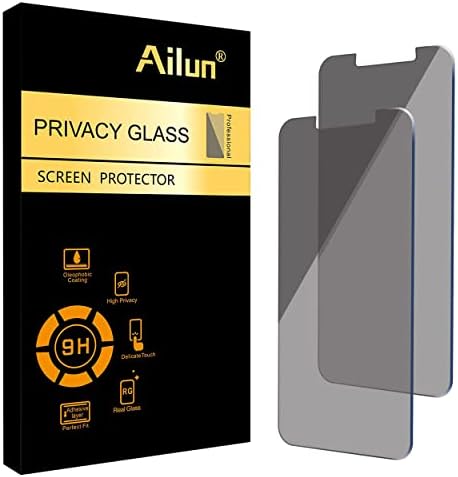 Защитно фолио Ailun Privacy Screen Protector за iPhone 14 / iPhone 13 / iPhone 13 Pro [6,1 инча] 2 опаковки, защищающая от