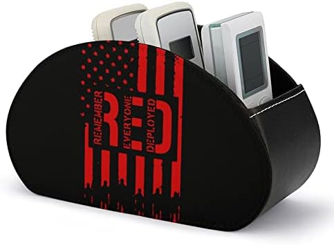 R. E. D Remember Everyone Разгъната Кутия-Органайзер за дистанционно управление с принтом Червена Петък, Държачи за Управление,