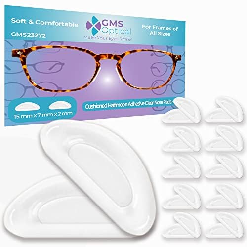 Носа облицовка за очила XOXO Optical® въздушна възглавница с адгезивным контур 2 мм - Мини - Намаляват болезненост - Носа