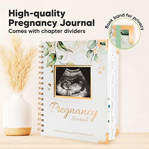 KeaBabies Inspire: Записная награда за списание бременност и набор от детски кошари и отпечатъци от краката - Книга за бременни