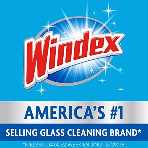 Спрей SC Johnson Professional Windex Glass & More, Блясък, Без разводи, 19,7 унция, брой 6 бр.