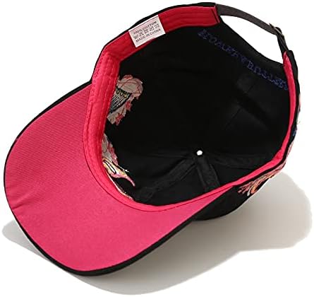 Дамски шапки Gerite с бродерия на пеперуда | Регулируеми и Дишаща Солнцезащитная Шапка за спорт на открито,