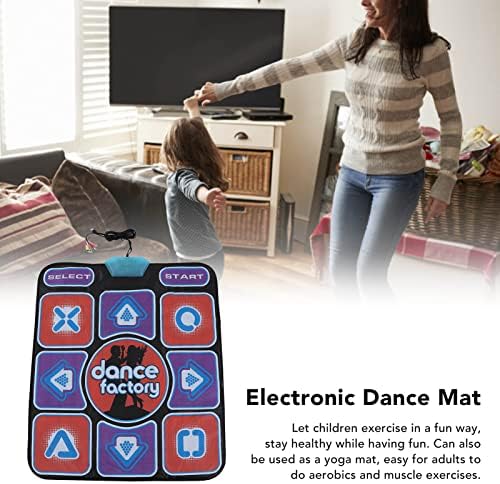 Музикален Електронен Денс мат Pilipane, Подарък за момичета и момчета от 3 до 12 години, Танц мат, Вградена музика, Мек което