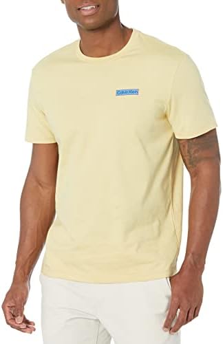 Мъжки t-shirt Свободно Cut Calvin Klein с логото Box Crewneck