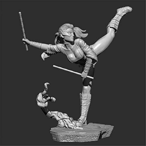 Колекция от модели на Войник от смола GoodYouth 1/24 Fantasy Agent Female Warrior в Разглобено формата и Неокрашенный