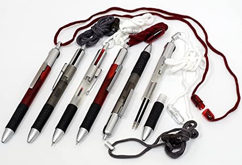 2-Цветен химикалка писалка Takizawa O-FSA8012AA-15 с конец за дейности, които са от употреба, метален клипс и