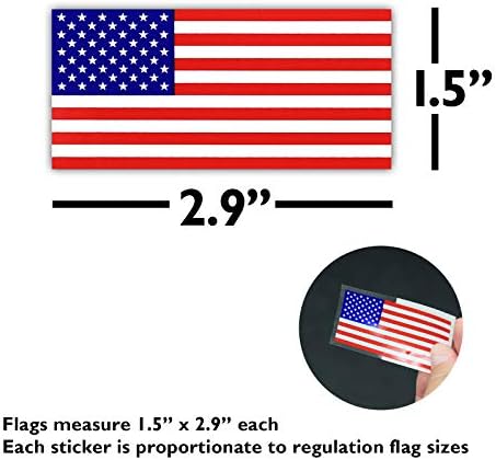 Етикети към каску с флага на сащ и отличителни знаци на 3 Опаковки, Етикети на каска Стикер с Флага на САЩ за Криволинейни