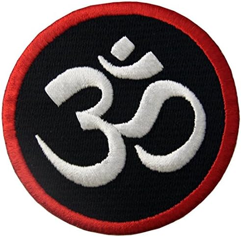 Нашивка с Индуски Символ на Вътрешен Мир Ом Аум, Бродирани Аппликацией Будистки Морал, Желязо Пришитая Емблема