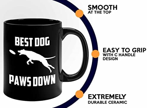 Кафеена Чаша за дресура на кучета 11 грама, черна - bwst dog paws - Треньор, Треньор на Кучета, Собственик на домашен