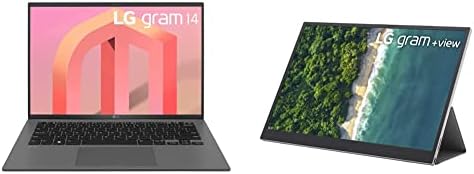 Ультралегкий лаптоп LG Пакет Грам (2022) 14Z90Q с 14-инчов IPS-дисплей, процесор Intel Evo 12-то поколение i7 1260P,