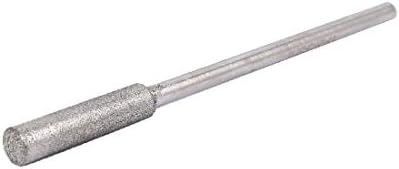 X-DREE 3 mm, 5 mm, 70 mm, цилиндрова глава с диамант покритие, Точков Опесъчаване наставка (3 mm, 5 mm, 70 mm, Cilindro recubierto