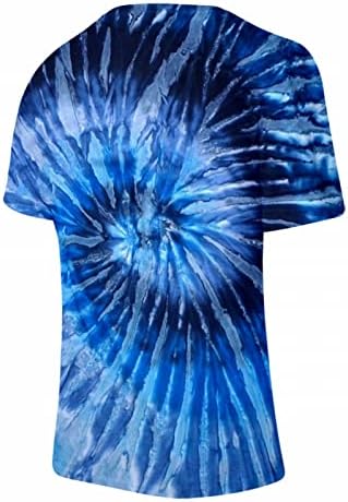 2023 Нова Мъжка Тениска Вратовръзка Боядисват с Цифрово Принтом 3D, Тениска с Къс ръкав, Лятна Ежедневни Тениска