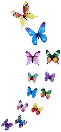 Направи си САМ 3D Стикер За стена, Стикери Пеперуди Начало Декор за Украса на Стаята Led Снимка Осветление на Преносими