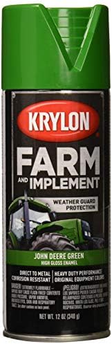 Пръски боя за трактори Krylon Farm & Implementation, зелена, 12 течни унции (1 опаковка)