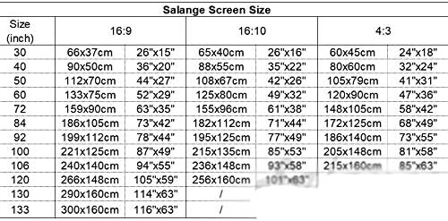 Екран за проектор LLAMN 16:9 Метален Отразяваща Завеса от Светоотражающей плат за DLP-проектор (Размер: 100 см)
