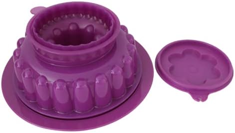 Форма за десерти NewTupperware SMALL Jel-Ring Jello 500 мл / 2 чаша лилав цвят