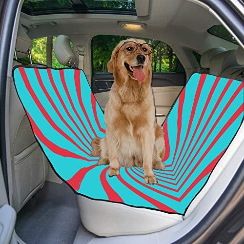 ENEVOTX Калъф За седалка Кучета Потребителски Плаващ Дизайн, Стил Ръчно Печат, Покривала за автомобилни седалки за Кучета,