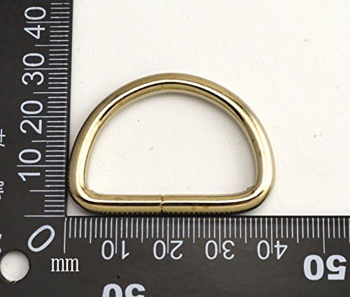 D пръстени вътрешен диаметър Wuuycoky 1,25 Ключалката D-образни несварные За връзване лямками Цвят по избор