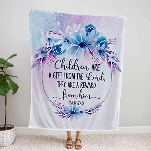 Детско Християнско одеяло подарък от Господ (Шерп-одеяло, 60x80)