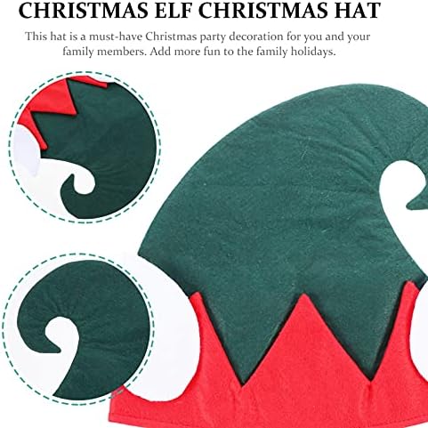 KESYOO, детска шапка, 2 бр., шапки елфи за възрастни, Коледен костюм на елф, шапки, празнична шапка, Коледен декор