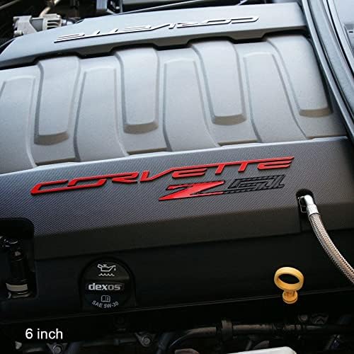 Корвет Западното крайбрежие - Емблема - Икона Corvette C7 Z51 - Купол - От въглеродни влакна: C7 Stingray Z51 (6 инча)