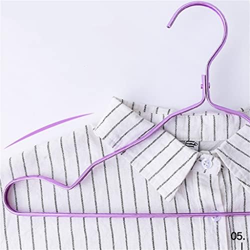 GANFANREN 5 бр. Нескользящая закачалка алуминиева сплав, закачалка за дрехи, Закачалка за съхранение на дрехи, закачалка (Цвят: