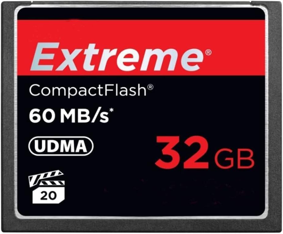 Карта памет HSANYIUR Extreme 32GB Compactflash със скорост UDMA до 60 MB/сек Карти с памет CF камера