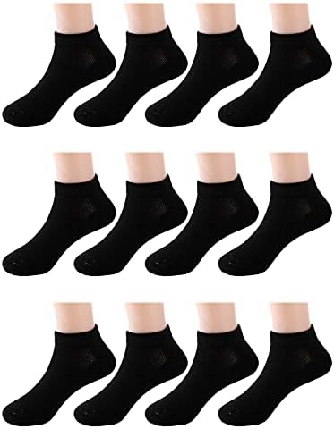 Момчета, Момичета, Детски Чорапи 12 Опаковки Не Показват, Памук, Детски Възглавници Тънки Чорапи