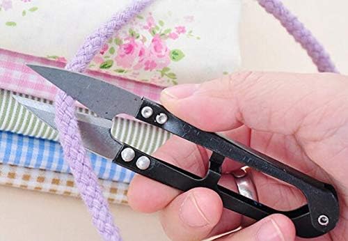 2 бр. Метални U-образни ножици за шиене с копче, конци за прежда, Портновский Машина, Мини-Малки Ножица за подстригване - чудесно