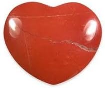 30 мм, Лечебен Кристал Селенит Камък на Сърцето Чакра на Рейки Балансиращ Джоб За Дланта Полиран Камък Безпокойство