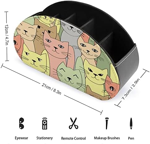 Забавен Принт Много Котки, ТЕЛЕВИЗИЯ, Дистанционно Управление Кутия За Съхранение на Притежателя Изкуствена