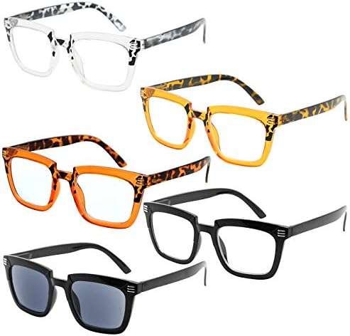 Eyekepper 4-pack Очила За четене, Блокиране на Синя Светлина, Дамски Стилни Компютърни Ридеры + 2.50